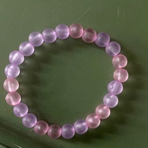 Homemade bead bracelet
